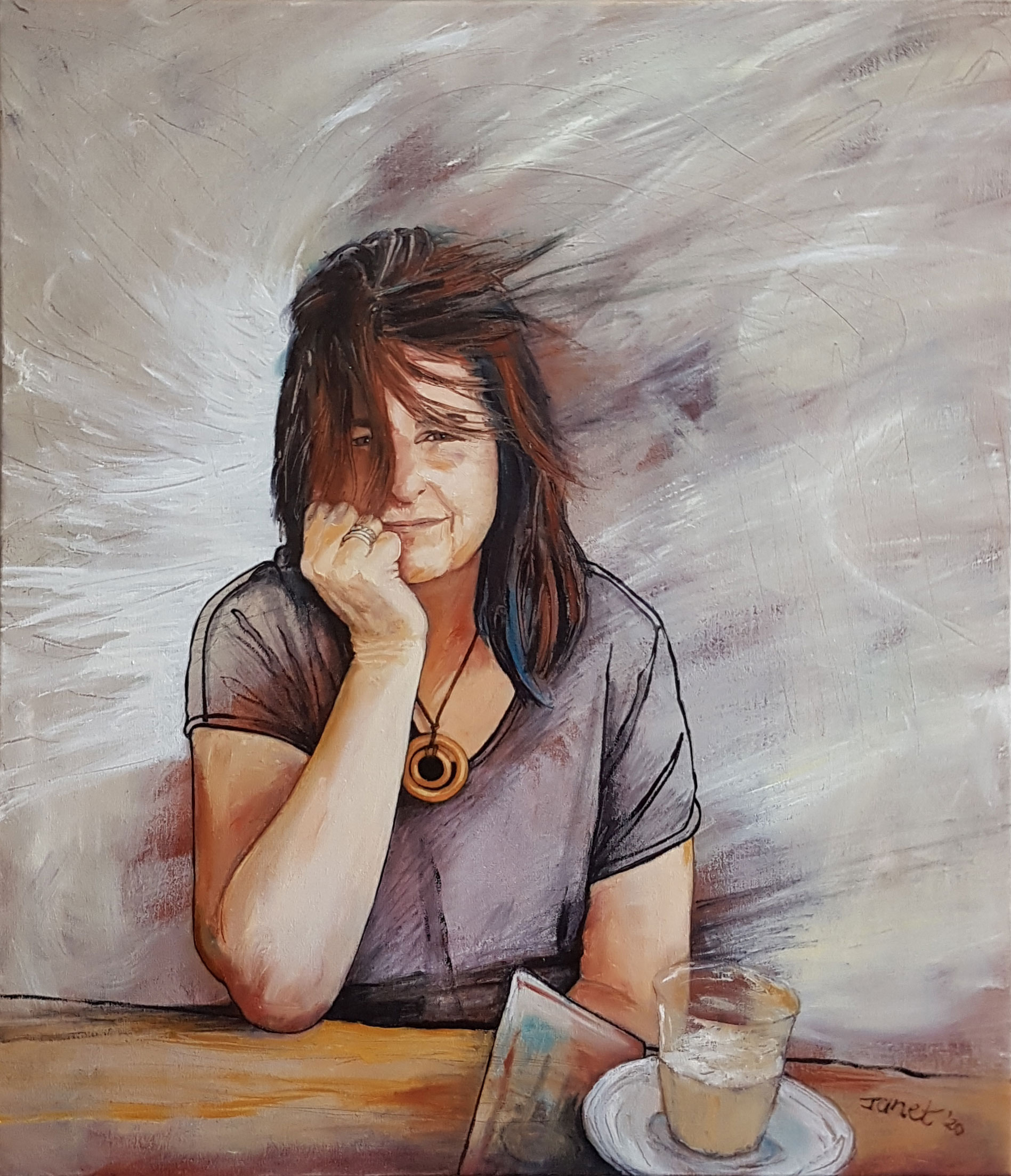 Janet Leith, Self-portrait 2020